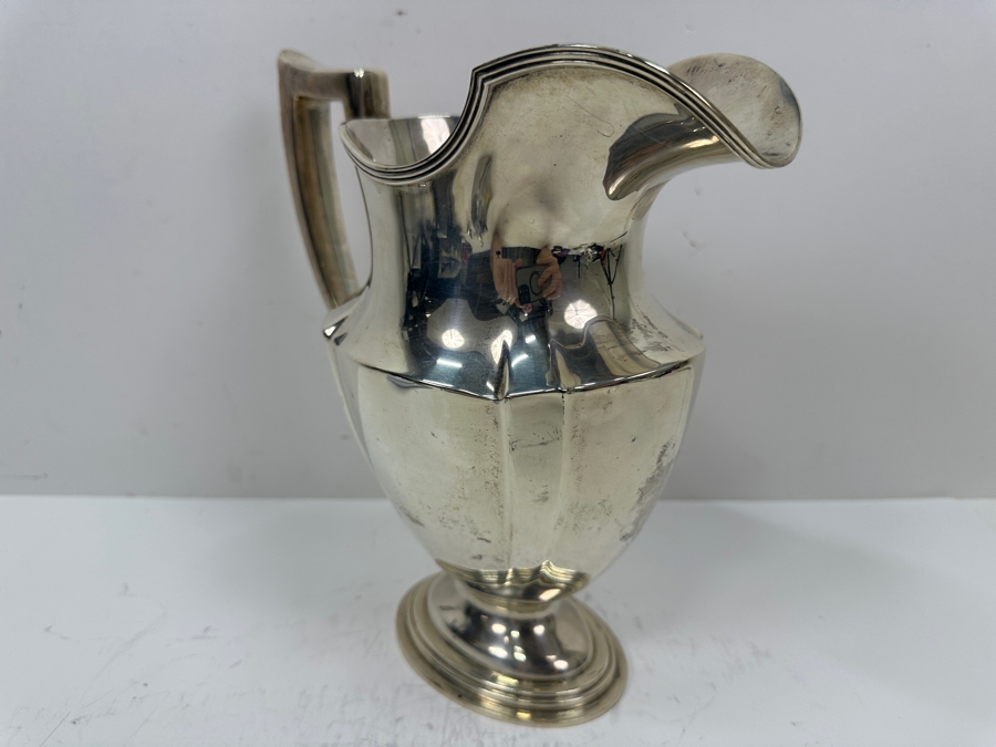 Gorham Sterling Silver Water Pitcher 3 3/8 Pint 10H 806g Silver Melt Value $913 [Photo 5]