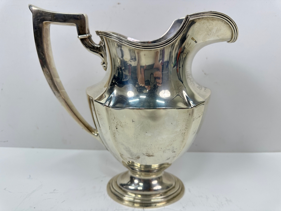 Gorham Sterling Silver Water Pitcher 3 3/8 Pint 10H 806g Silver Melt Value $913 [Photo 2]