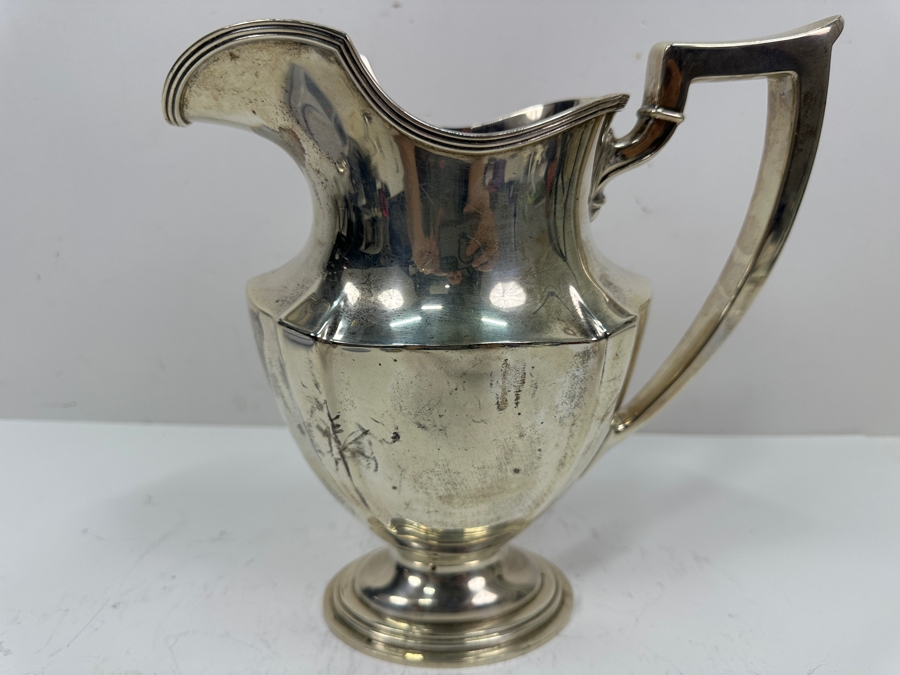 Gorham Sterling Silver Water Pitcher 3 3/8 Pint 10H 806g Silver Melt Value $913 [Photo 7]