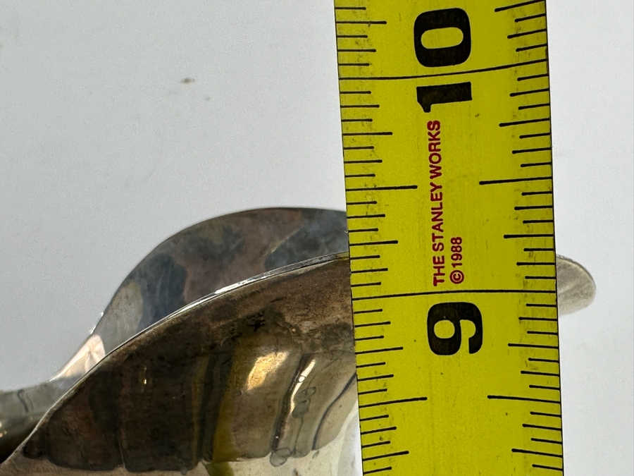 Stunning Sterling Silver Repousse Mexican Water Pitcher 9.5'H Hallmarked 1,013g Silver Melt Value $1,148 [Photo 15]