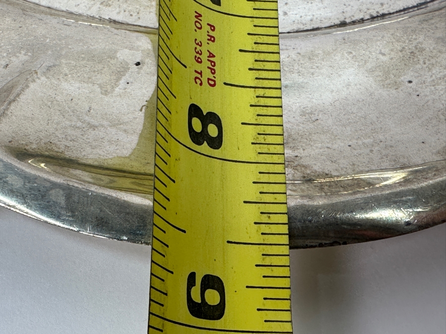 Sterling Silver Oval Mexican Dish Hallmarked Pegaso 12.25 X 8.5 345g Silver Melt Value $390 [Photo 9]