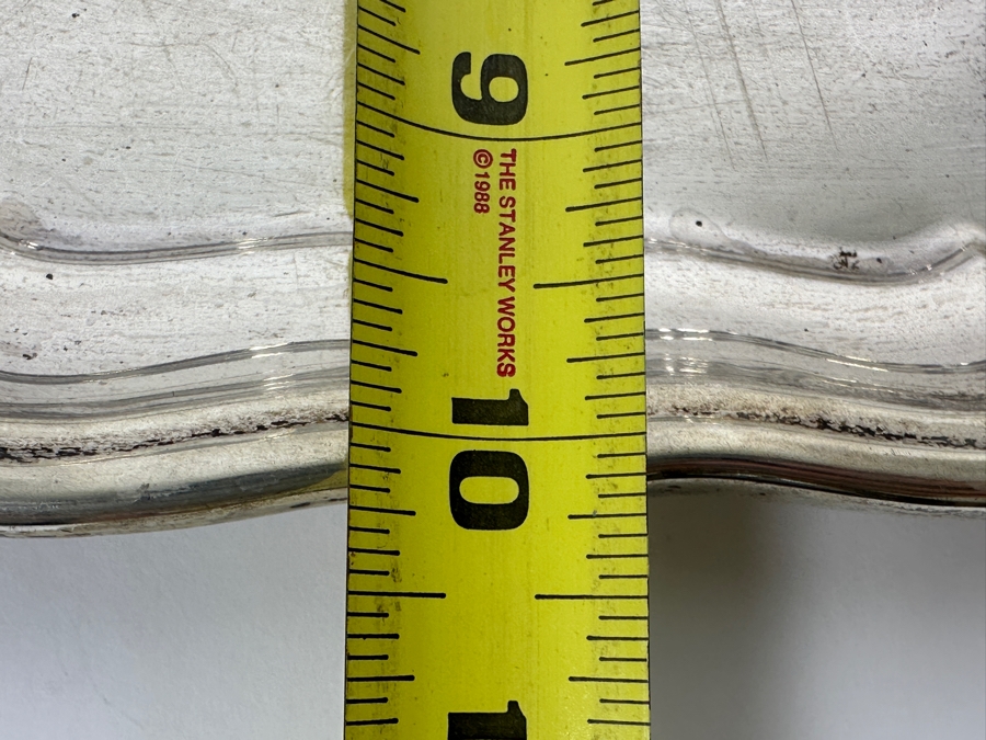 Frank Smith Sterling Silver Platter Chippendale Pattern 15 X 10 898g Silver Melt Value $1,017 [Photo 14]