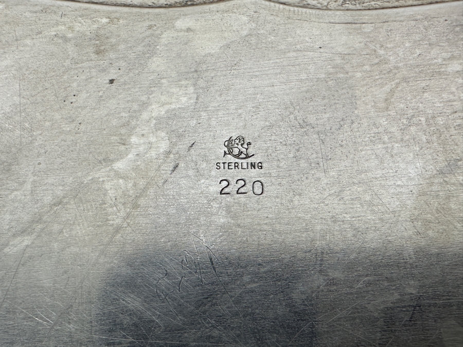 Frank Smith Sterling Silver Platter Chippendale Pattern 15 X 10 898g Silver Melt Value $1,017 [Photo 9]