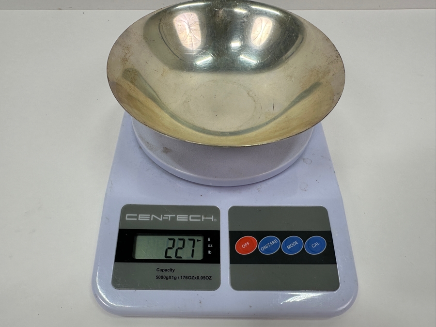 Gorham Sterling Silver Footed Bowl 6W X 1.75H 227g Silver Melt Value $257 [Photo 10]