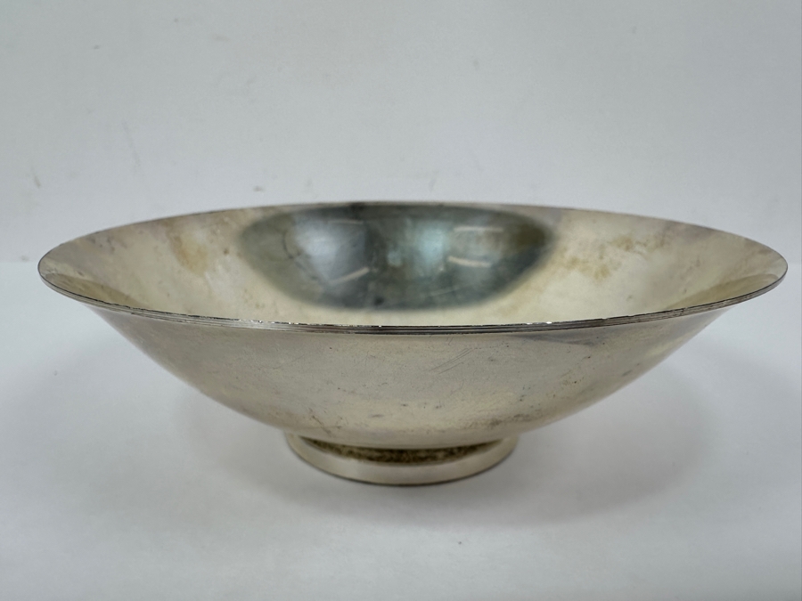 Gorham Sterling Silver Footed Bowl 6W X 1.75H 227g Silver Melt Value $257 [Photo 2]