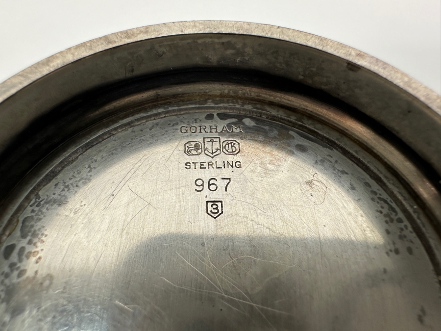 Gorham Sterling Silver Footed Bowl 6W X 1.75H 227g Silver Melt Value $257 [Photo 7]