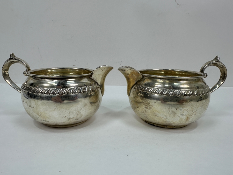 Pair Of Gorham Sterling Silver Creamers 175g Silver Melt Value $198 [Photo 2]