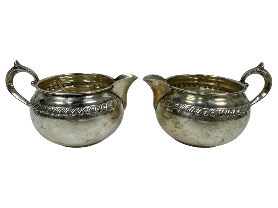 Pair Of Gorham Sterling Silver Creamers 175g Silver Melt Value $198 [Photo 1]