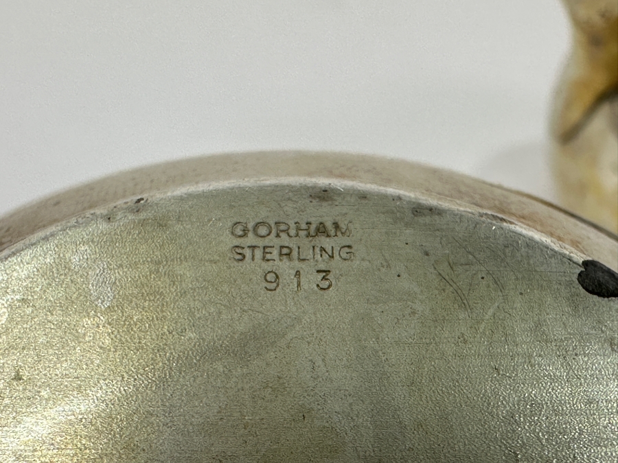 Pair Of Gorham Sterling Silver Creamers 175g Silver Melt Value $198 [Photo 5]