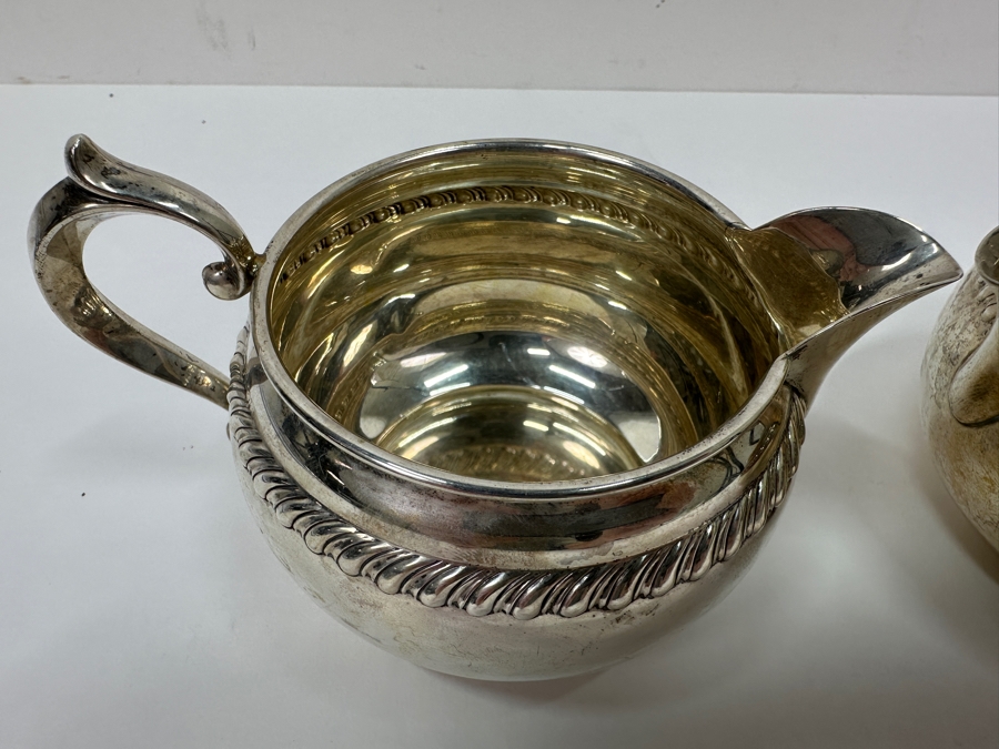 Pair Of Gorham Sterling Silver Creamers 175g Silver Melt Value $198 [Photo 3]