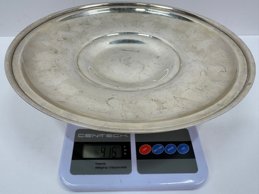 Towle Sterling Silver Footed Bowl 12W X 2H 415g Sterling Silver Melt Value $470 [Photo 12]