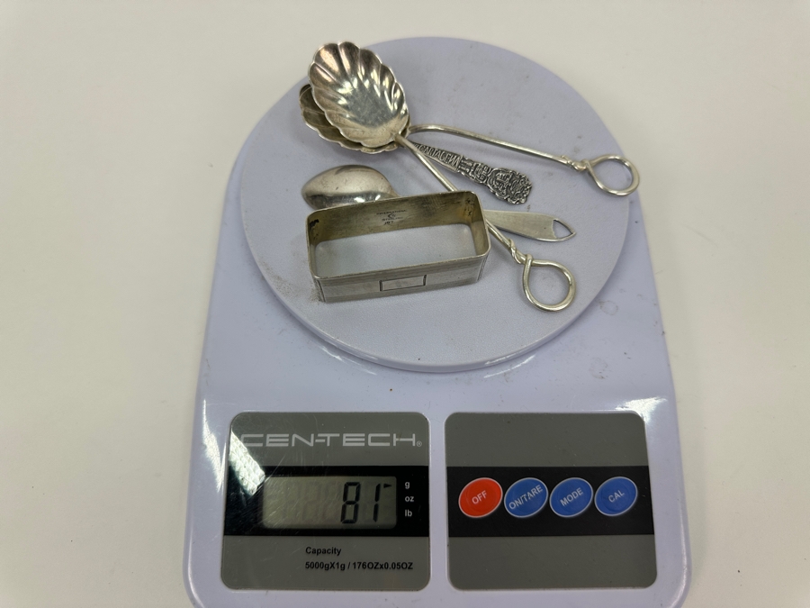 Sterling Silver Spoons & Napkin Ring 81g Silver Melt Value $92 [Photo 11]