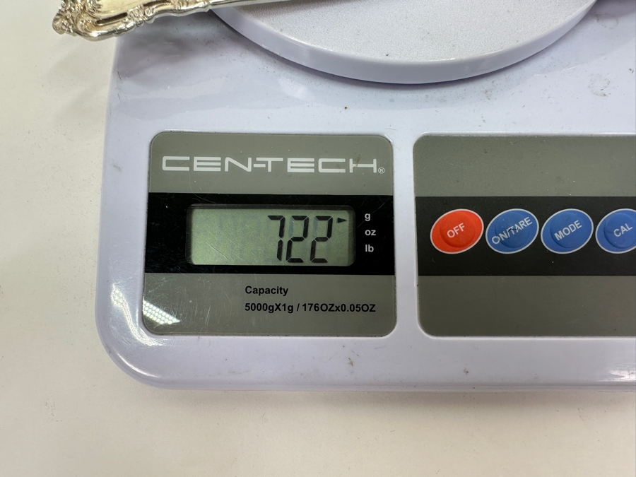 Lunt Sterling Silver Eloquence Flatware Service For Six - 48 Pieces - Sterling Silver Weight (Not Including Knives) 1,531g Silver Melt Value $1,734 [Photo 18]