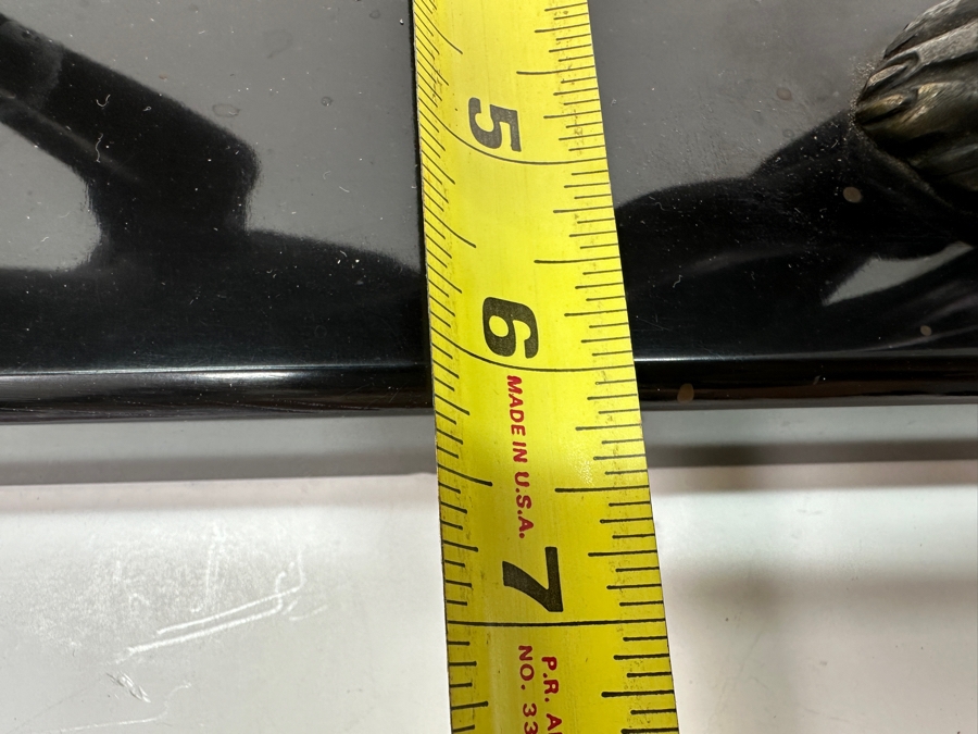 Irenee Rochard Art Deco Metal Sculpture Of A Greyhound / Whippet On Black Marble Base Signed Rochard In Marble Base 21.5'W X 6'D X 12'H [Photo 16]