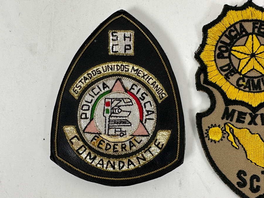 (2) Mexican Policia Federal Patches & (1) Badge [Photo 5]