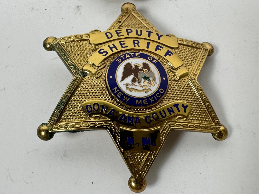 (4) Police / Sheriff / Law Enforcement Badges From San Diego County California & New Mexico [Photo 6]