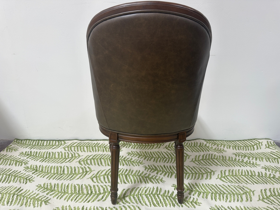 Faux Leather Desk Chair [Photo 4]