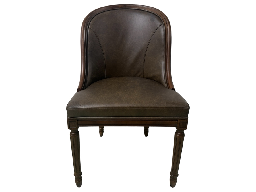 Faux Leather Desk Chair [Photo 1]