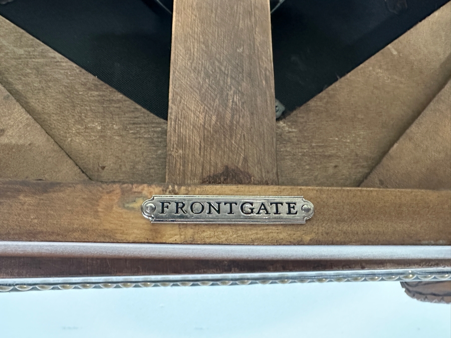 Pair Of Frontgate Swivel Counter Height Bar Stools [Photo 6]