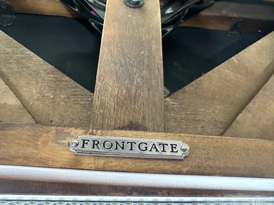 Pair Of Frontgate Swivel Counter Height Bar Stools [Photo 7]