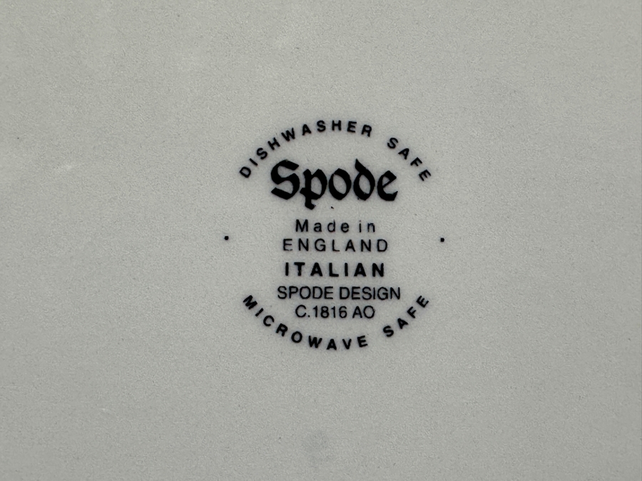 Italian Spode 14' Plater & Oven To Tableware 12' Dish [Photo 6]