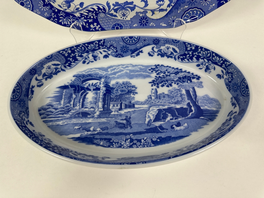 Italian Spode 14' Plater & Oven To Tableware 12' Dish [Photo 4]