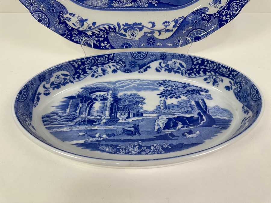 Italian Spode 14' Plater & Oven To Tableware 12' Dish [Photo 3]
