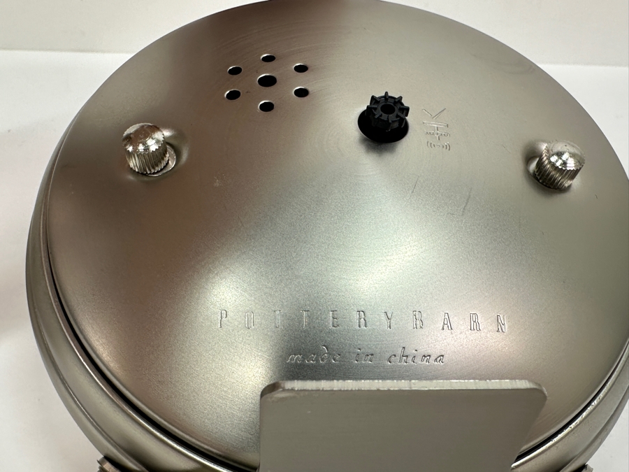 Pottery Barn Desk Clock 8H & Pottery Barn Ice Bucket Cooler 7H [Photo 3]