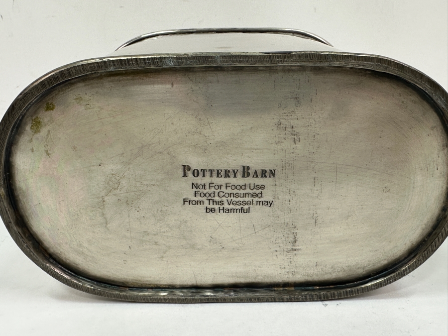 Pottery Barn Desk Clock 8H & Pottery Barn Ice Bucket Cooler 7H [Photo 5]