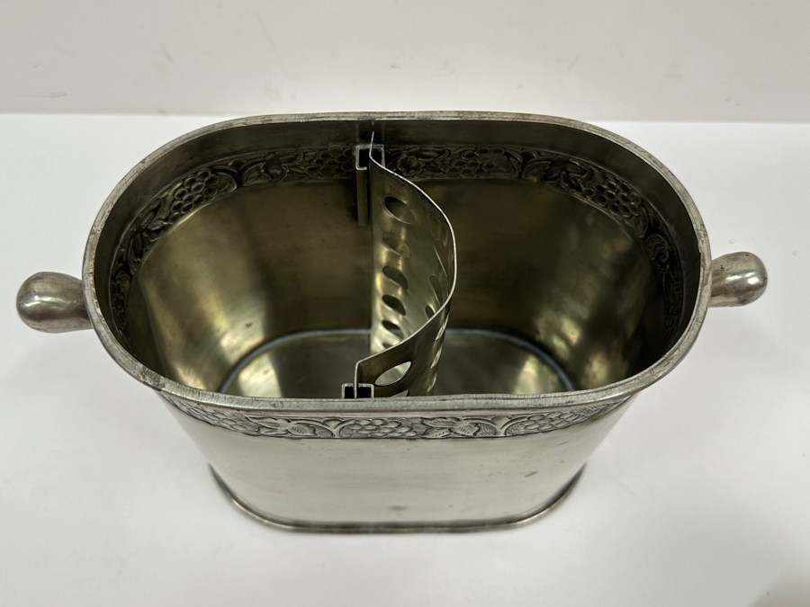 Pottery Barn Desk Clock 8H & Pottery Barn Ice Bucket Cooler 7H [Photo 4]