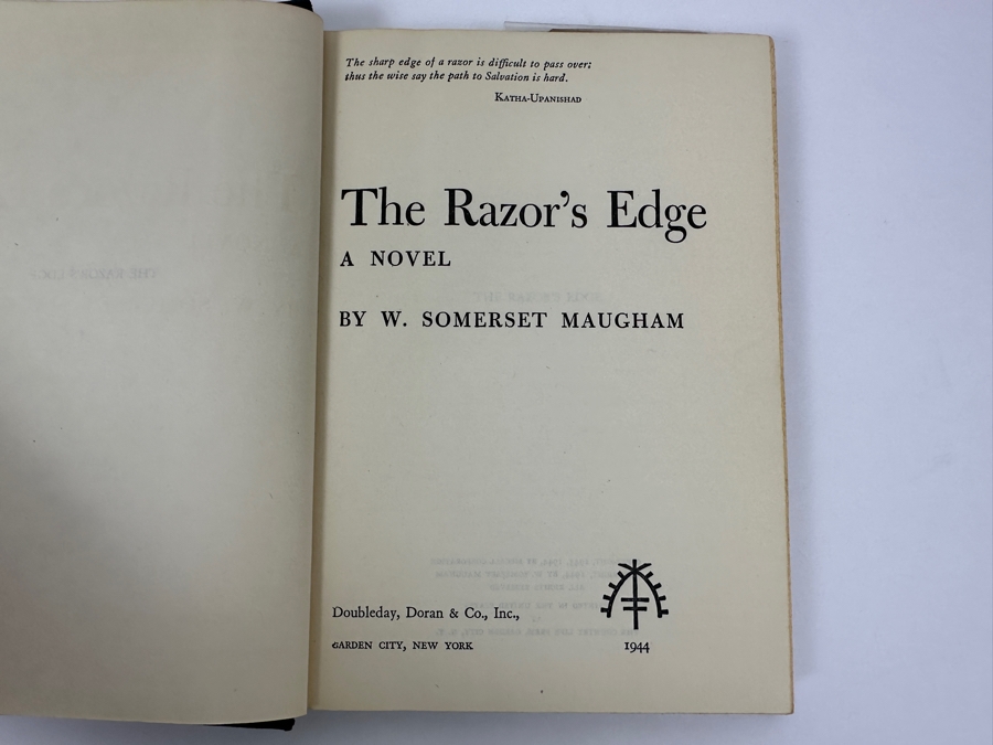 First Edition Hardcover Book The Razor's Edge By W. Somerset Maugham [Photo 3]