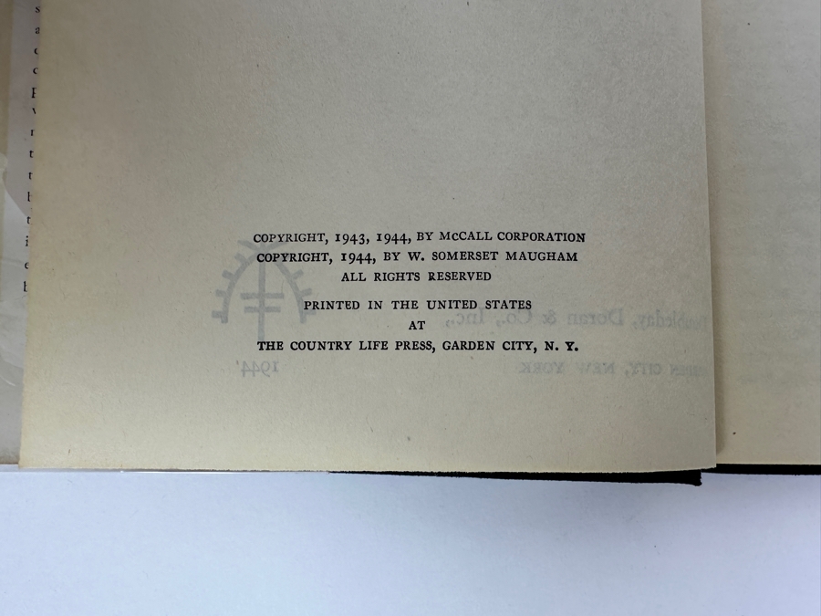 First Edition Hardcover Book The Razor's Edge By W. Somerset Maugham [Photo 4]