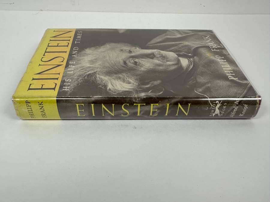 Fourth Printing Hardcover Book Einstein His Life And Times By Philipp Frank [Photo 3]