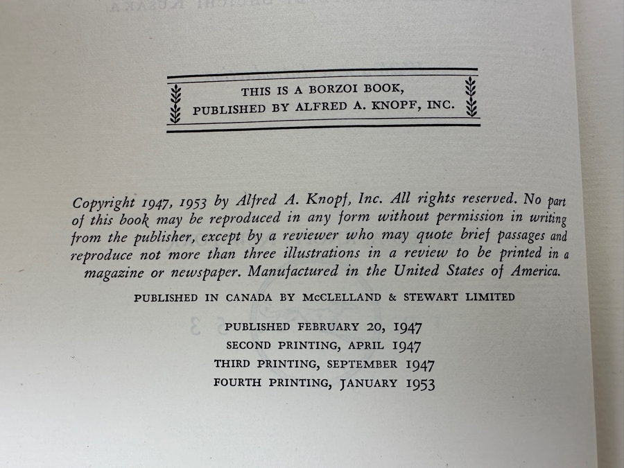 Fourth Printing Hardcover Book Einstein His Life And Times By Philipp Frank [Photo 6]