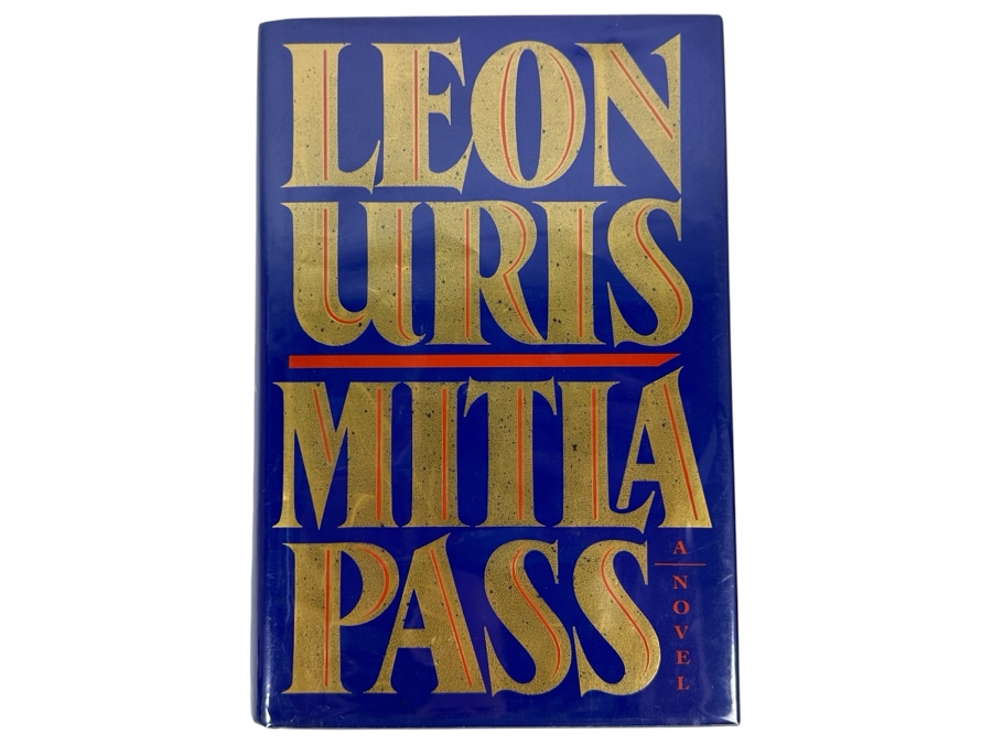 Signed First Edition Hardcover Book Mitla Pass By Leon Uris - Signed By Leon Uris [Photo 2]