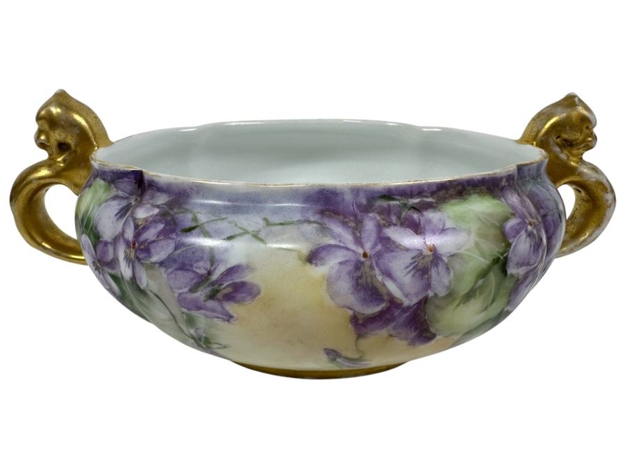 Hand Painted J&C Bowl 9.5W X 3.75H [Photo 1]