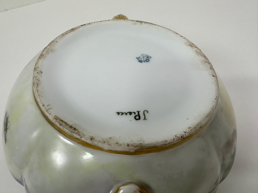 Hand Painted J&C Bowl 9.5W X 3.75H [Photo 7]