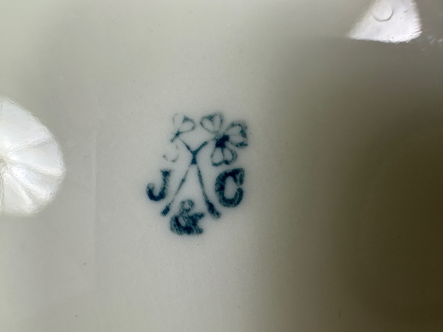 Hand Painted J&C Bowl 9.5W X 3.75H [Photo 8]