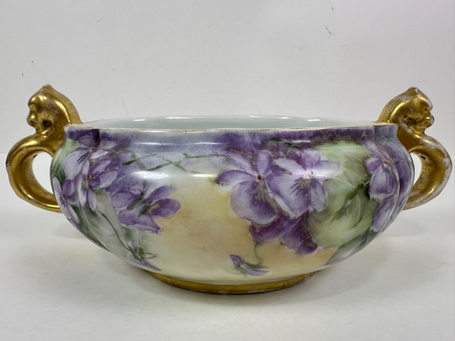 Hand Painted J&C Bowl 9.5W X 3.75H [Photo 3]