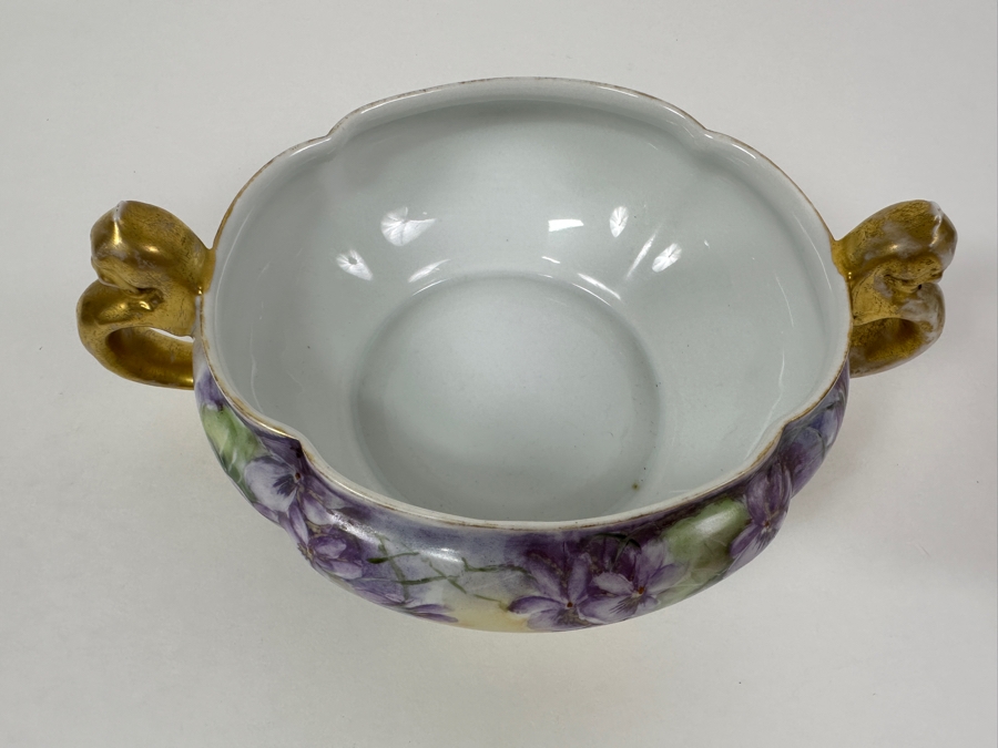 Hand Painted J&C Bowl 9.5W X 3.75H [Photo 5]