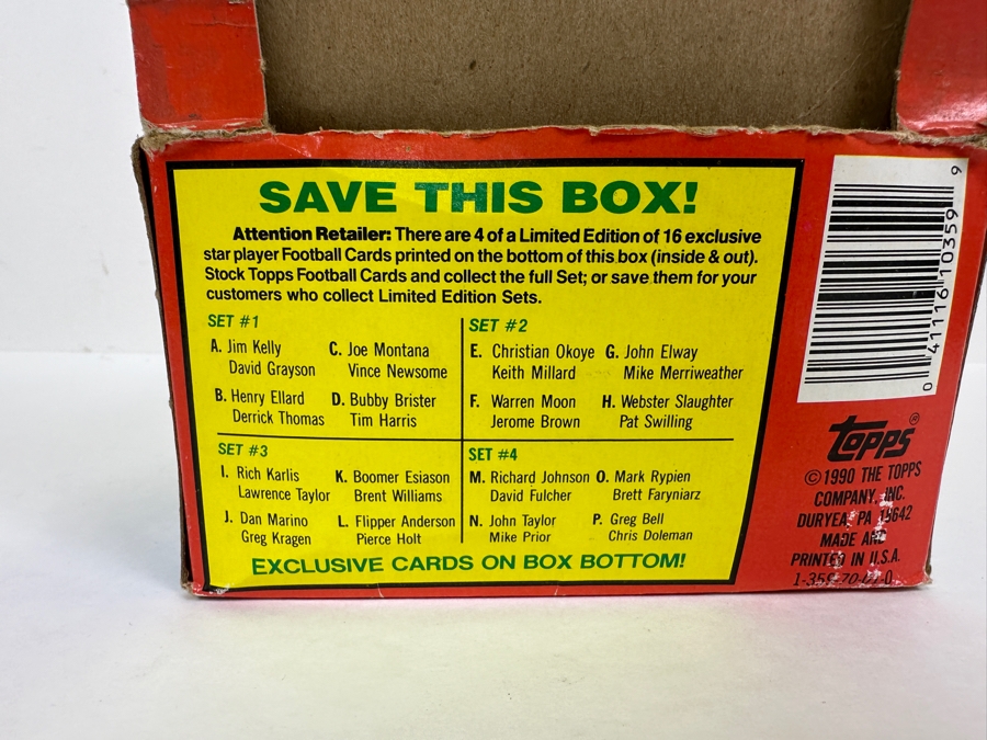 1990 Topps NFL Football Cards [Photo 9]