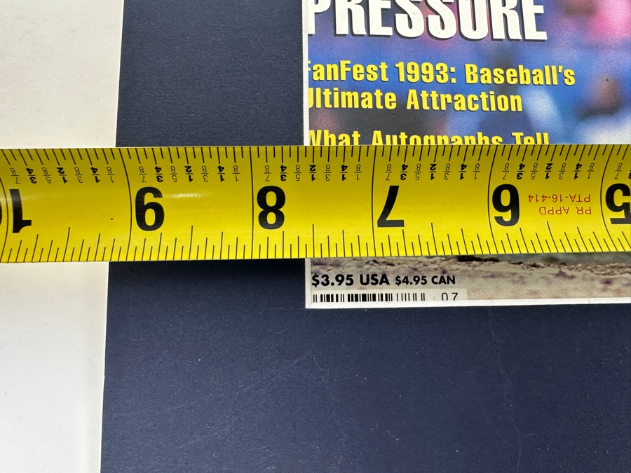 Ken Griffey Jr. Autographed Magazine Cover Of Tuff Stuff July 1993 8 X 10 [Photo 8]