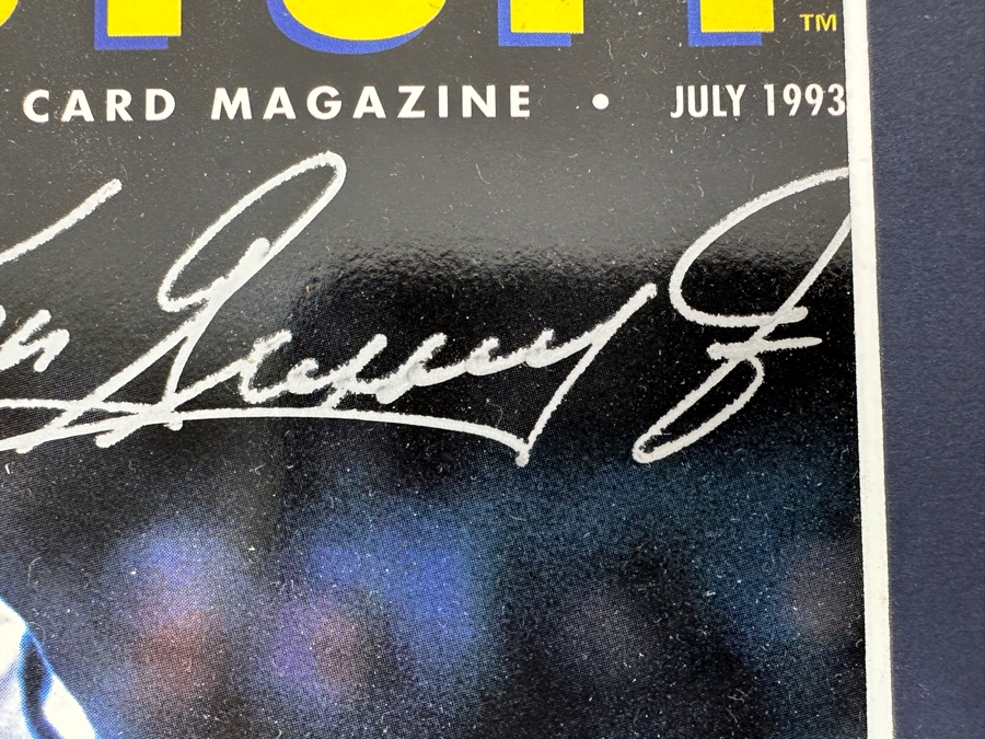 Ken Griffey Jr. Autographed Magazine Cover Of Tuff Stuff July 1993 8 X 10 [Photo 7]