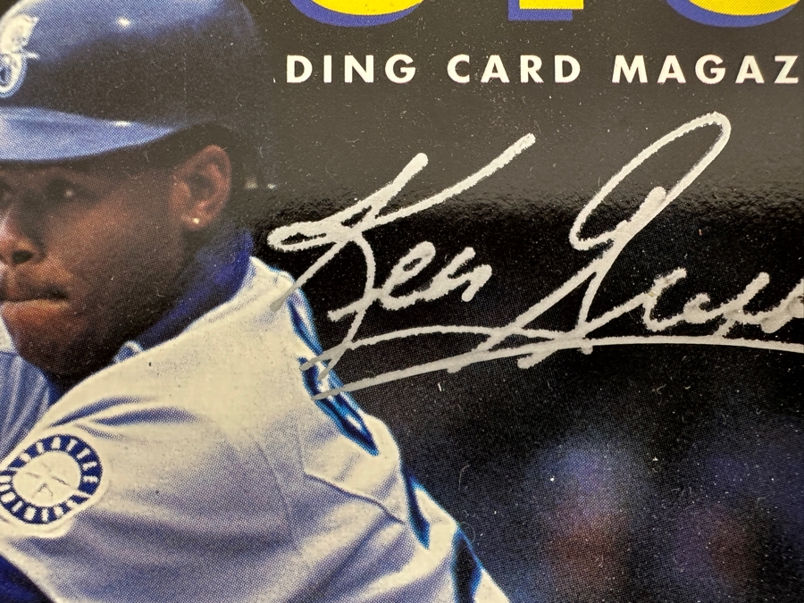 Ken Griffey Jr. Autographed Magazine Cover Of Tuff Stuff July 1993 8 X 10 [Photo 6]