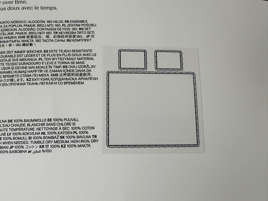 New H&M Home Cotton Duvet Cover Set Queen [Photo 5]