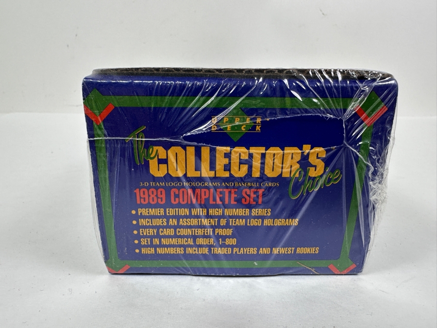 Factory Sealed 1989 Upper Deck MLB Baseball Cards Premier Edition Complete Set Including Rookie Cards From Ken Griffey Jr., Gary Sheffield, John Smoltz, Randy Johnson & More [Photo 6]