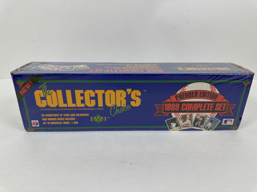 Factory Sealed 1989 Upper Deck MLB Baseball Cards Premier Edition Complete Set Including Rookie Cards From Ken Griffey Jr., Gary Sheffield, John Smoltz, Randy Johnson & More [Photo 2]
