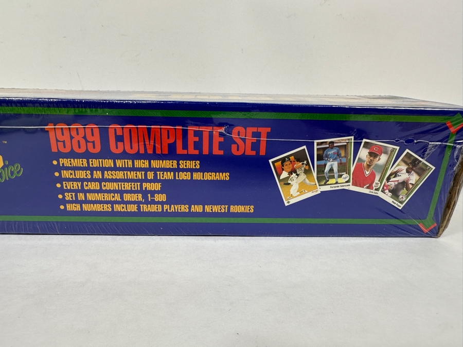 Factory Sealed 1989 Upper Deck MLB Baseball Cards Premier Edition Complete Set Including Rookie Cards From Ken Griffey Jr., Gary Sheffield, John Smoltz, Randy Johnson & More [Photo 8]