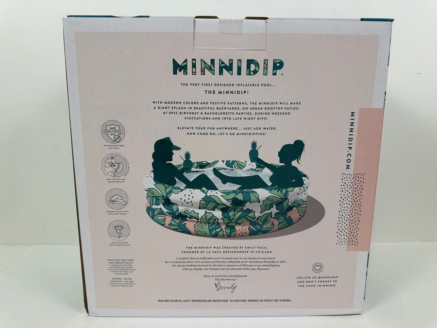 New La Vaca Minnidip Adult Inflatable Kiddie Pool 5.5'W [Photo 6]