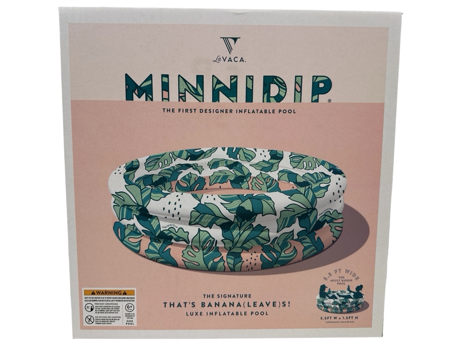 New La Vaca Minnidip Adult Inflatable Kiddie Pool 5.5'W [Photo 1]